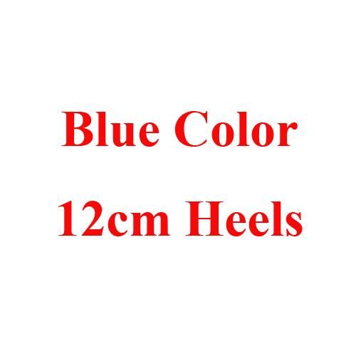 Blue 12cm Heels.