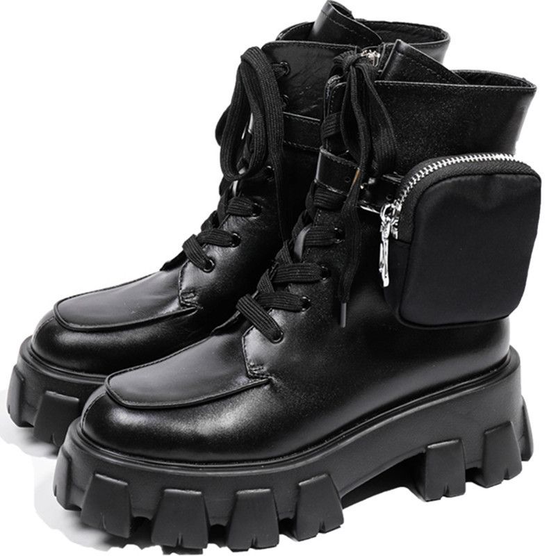 Botas negras con bolsillos Clearance