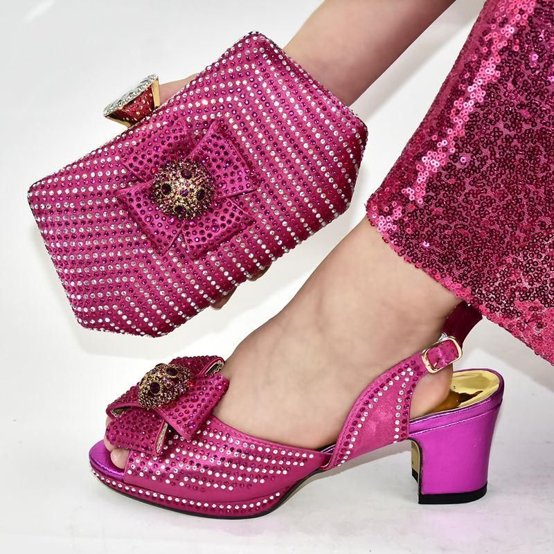 fuschia evening shoes