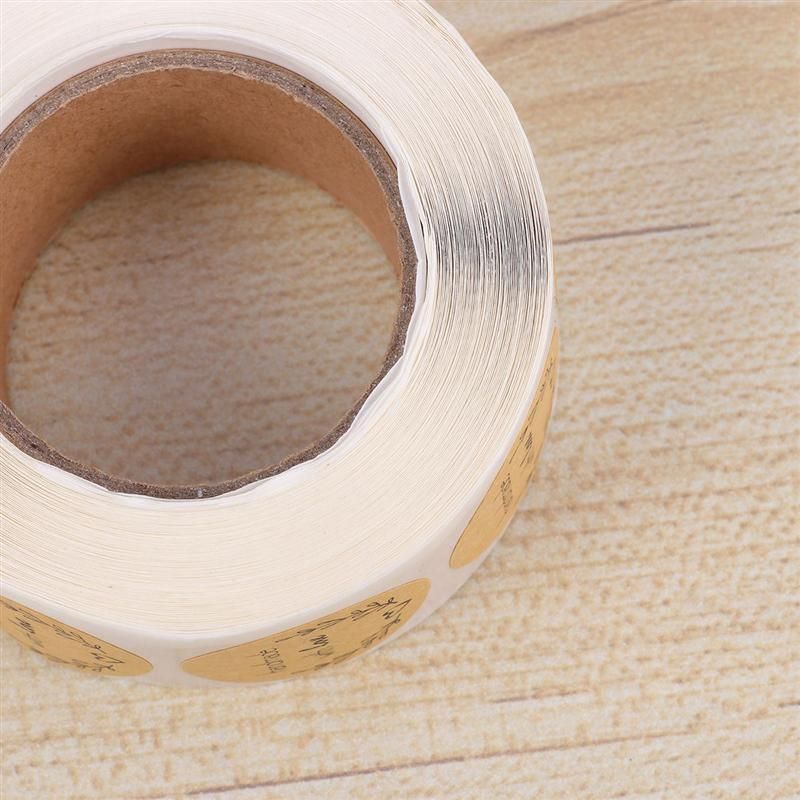 500 Sheets /Roll Round Label For Party Gift Packing Decorative Cute Sealing Sticker Label ...