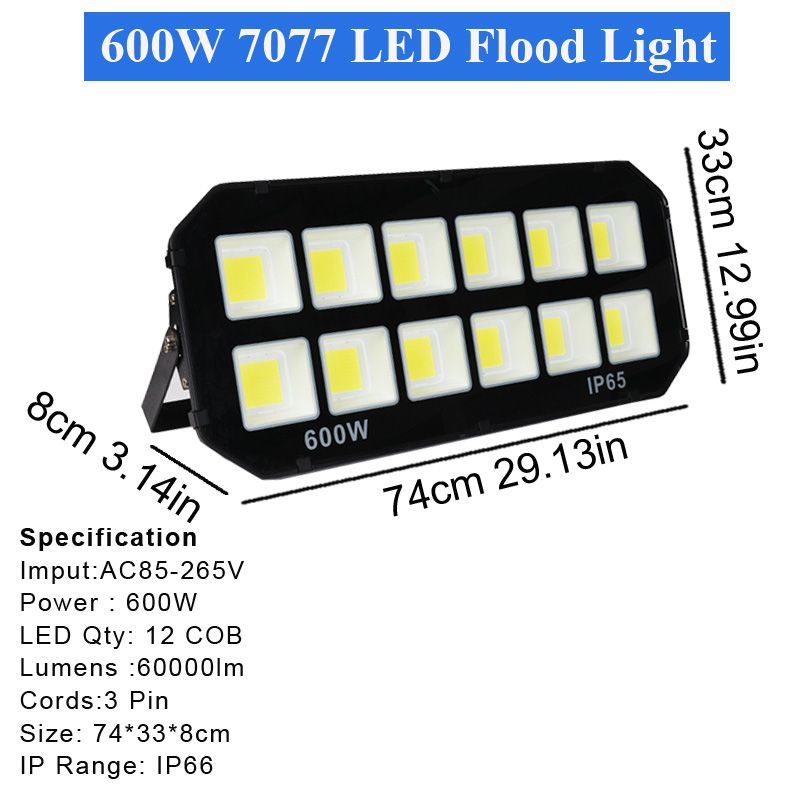 2 st 600w 7070 Floodlight