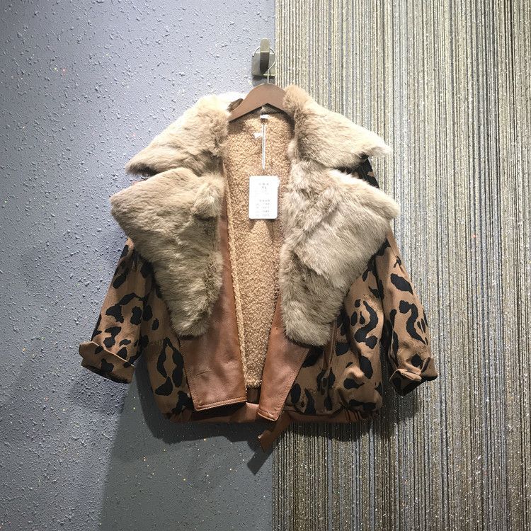 Khaki Leopard Print