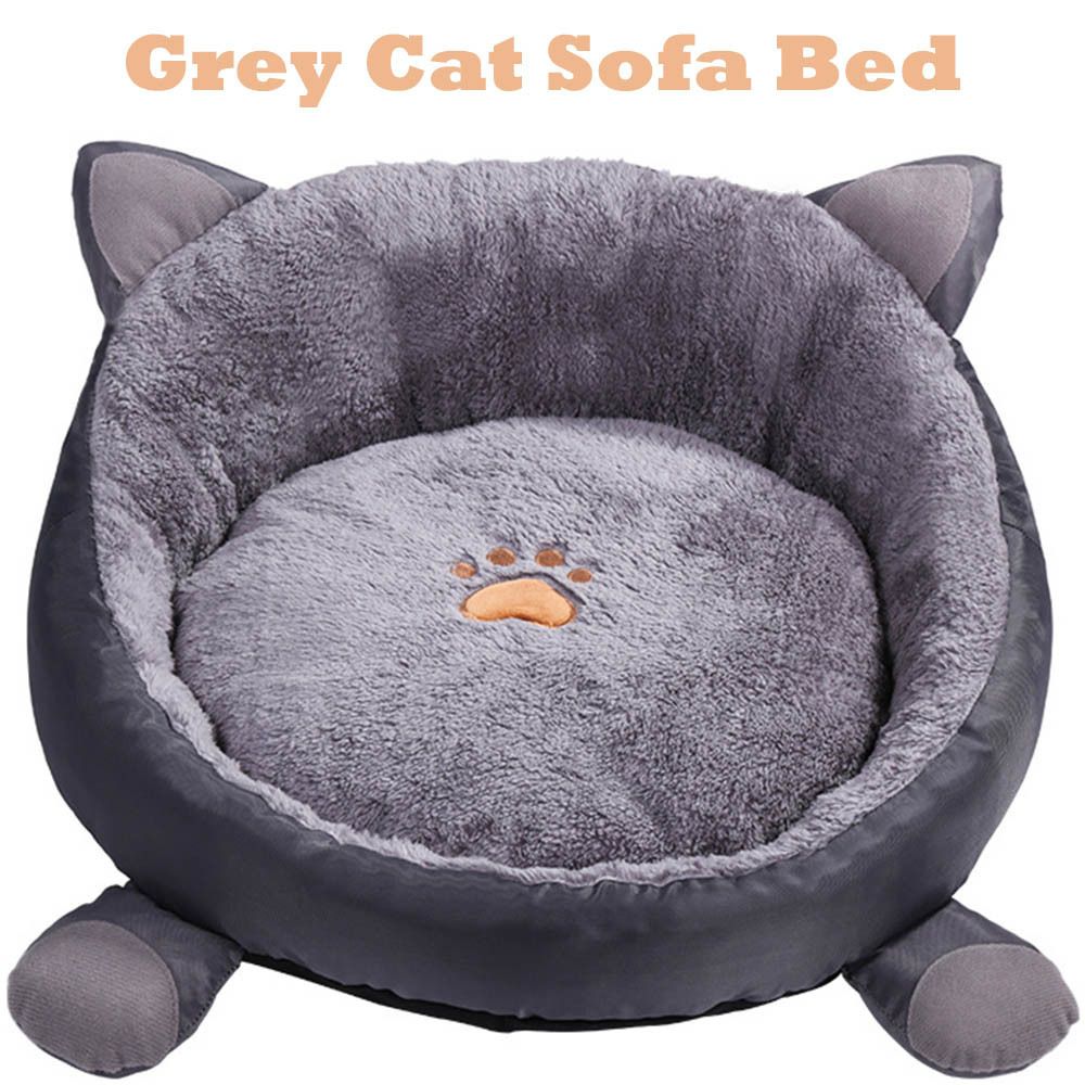 Grey Cat Bed-L