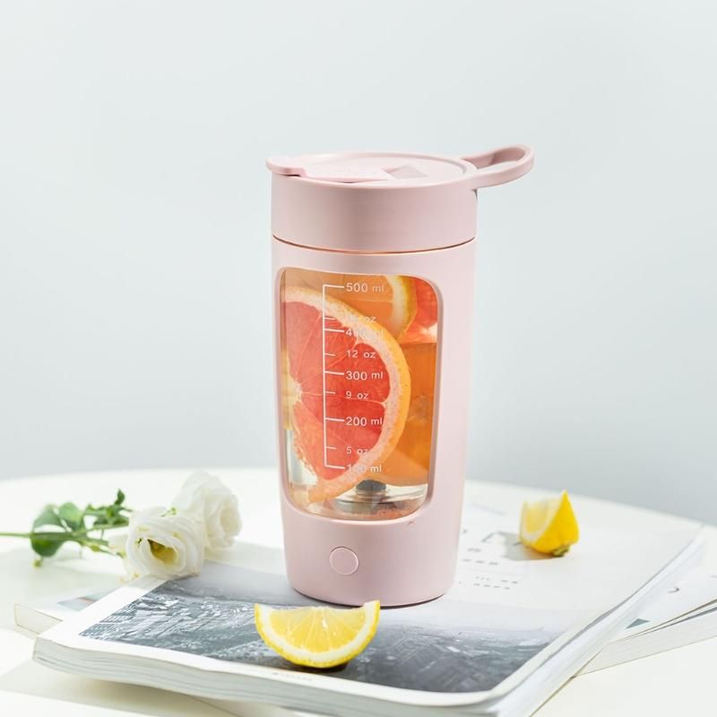 2020 650ml Electric Protein Shaker Cup Auto Juicer Coffee Mixing Mug