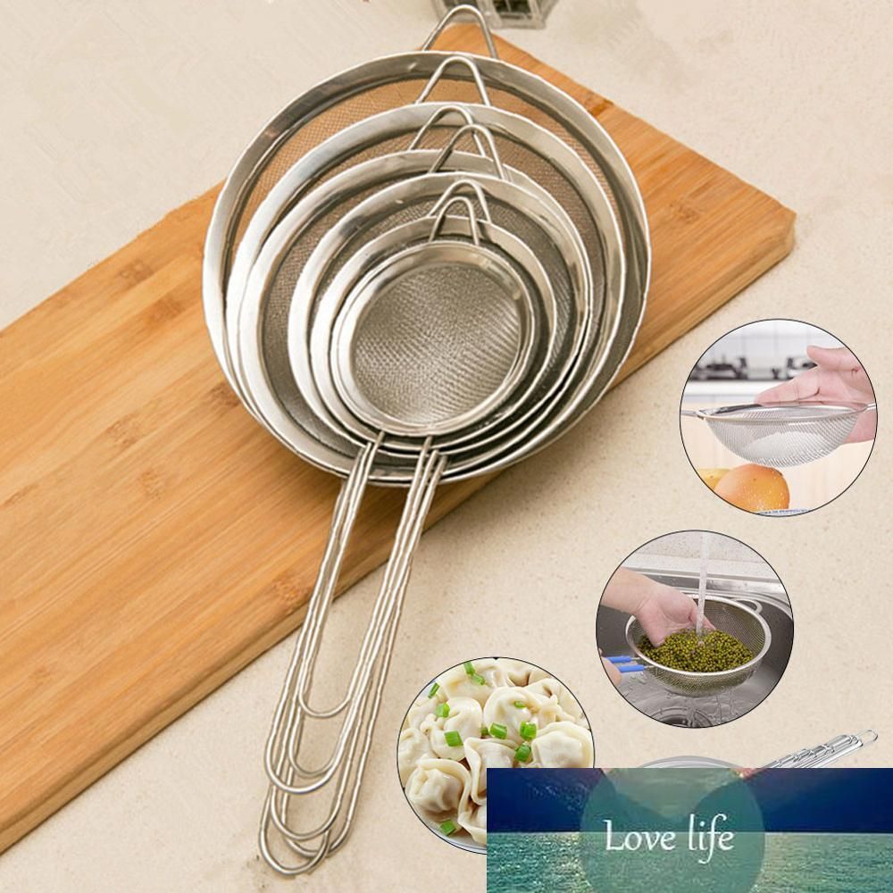 Oil Strainer Flour Colander Sifter Sieve Kitchen Stainless Wire Steel Mesh Sale Oil Strainer Flour Colander Sifter Sieve Kitchen Stainless Wire Steel Mesh Sale