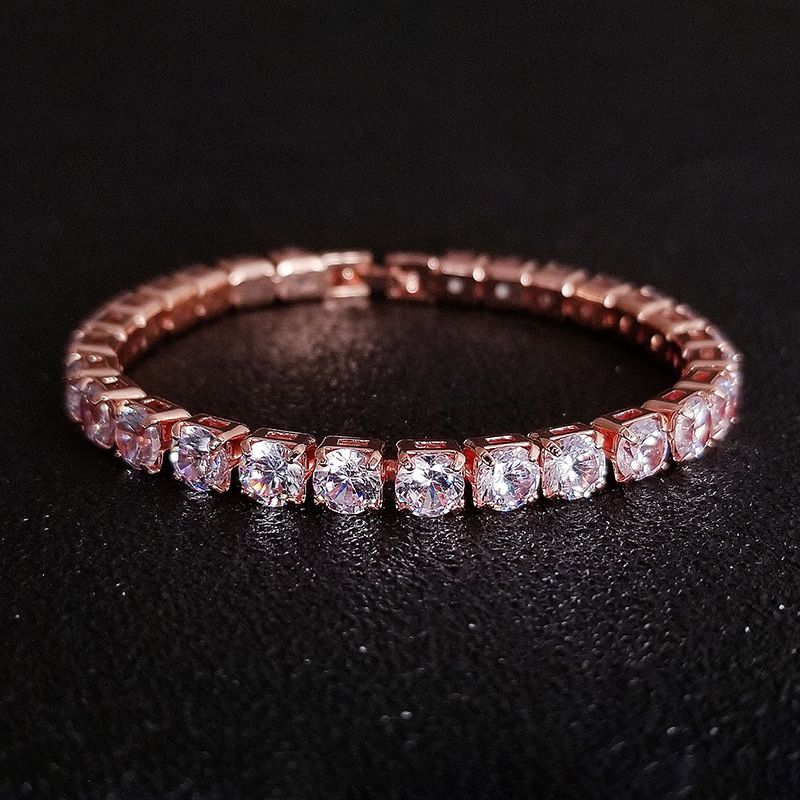 Rose Gold -4mm -17cm