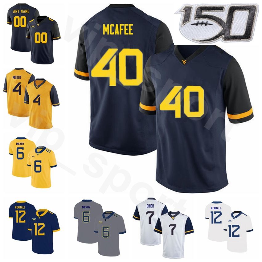 pat mcafee jersey wvu