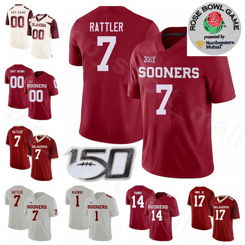 Spencer rattler oklahoma jersey Clearance