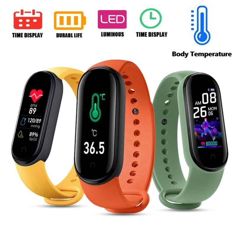 Suministro Al Por Mayor M5 PRO TEMPERATURA TEMPERATURA Pulseras Inteligentes  M5 Stock Fitness Tracker Pulsera Inteligente Reloj Pulsera Inteligente  SmartWatch M5 PRO Relojes De Godspeed, 5,2 € | Es.DHgate.Com