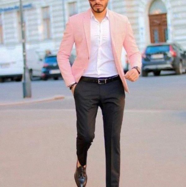 Compra Trajes De Color Rosa Para La Materia De 2020 Últimas Pantalones Coat  Designs Playa Del Verano De Los Hombres Trajes Bola Slim Fit Novio Mejor  Hombres Traje 2 Piezas QQ1Z #