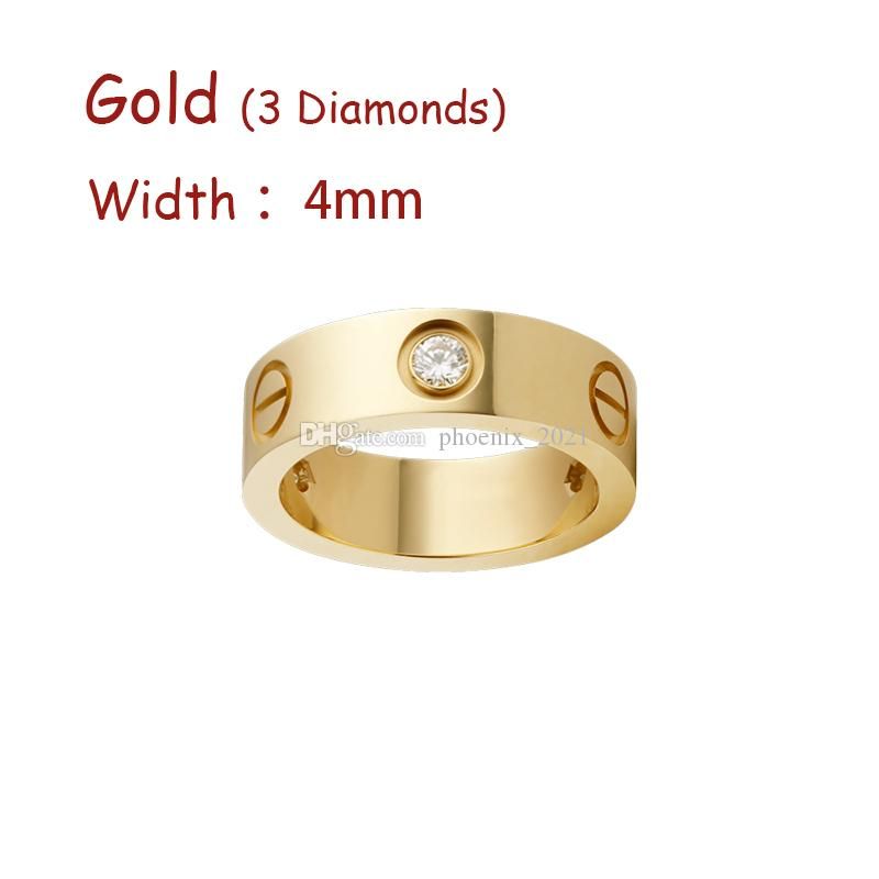 Gold (4mm)-3 Diamond