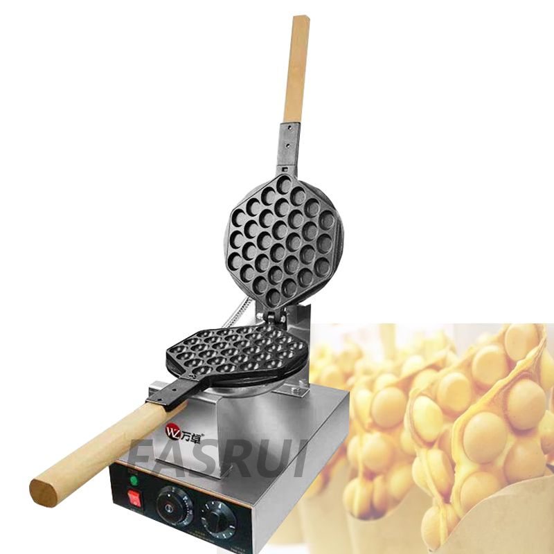 Commercial Stainless Steel Electric Eggs Waffle Machine QQ Egg Bubble