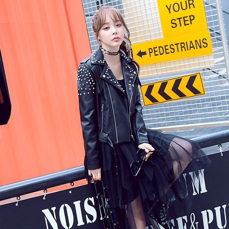 93 punks deals leather jacket