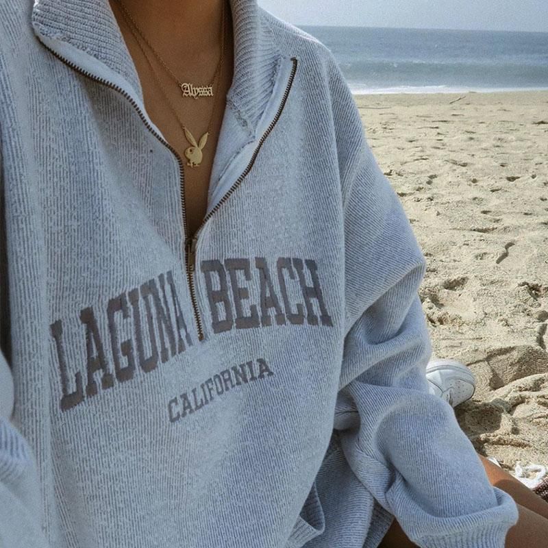 Compra Sudaderas Con Capucha Para Mujer Sweatshirts Deportes América  Vintage Cartas De Impresión Sudadera Mujeres Crewneck De Manga Larga De  Manga Larga De Gran Tamaño MÁS TAMAÑO Barato | Entrega Rápida Y