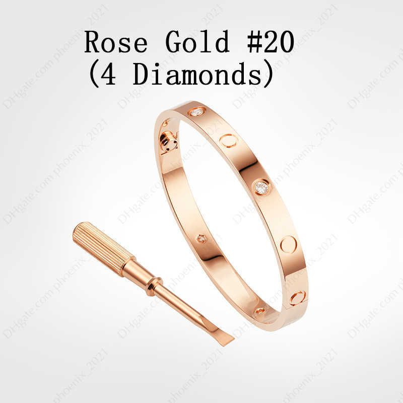 Rose Gold # 20 (4 diamantes)