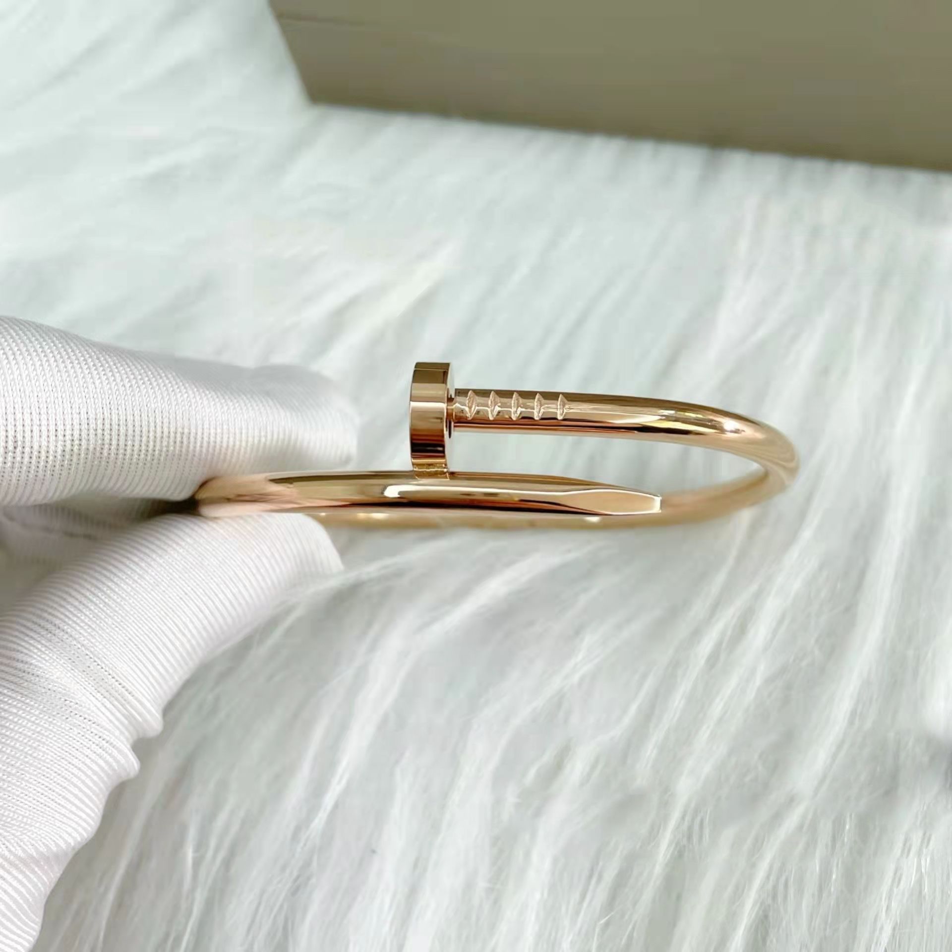 Rose gold without drill 14-16cm