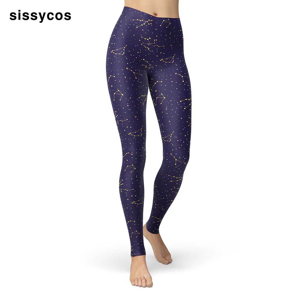 Купить Space Galaxy Print Leggings Для 