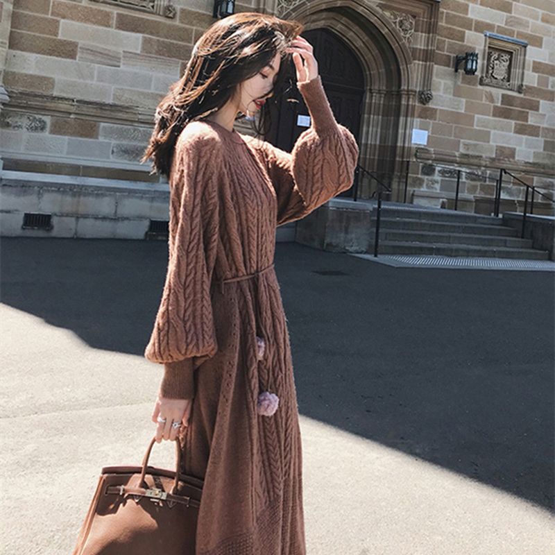 Una pieza de vestir de tejidos de punto 2021 verano nuevo temperamento  coreano sexy vestido de suéter francés retro elegante feminina vestido  vestidos mujer comprar ~ Ropa De Mujer / www.zonamujer.cl
