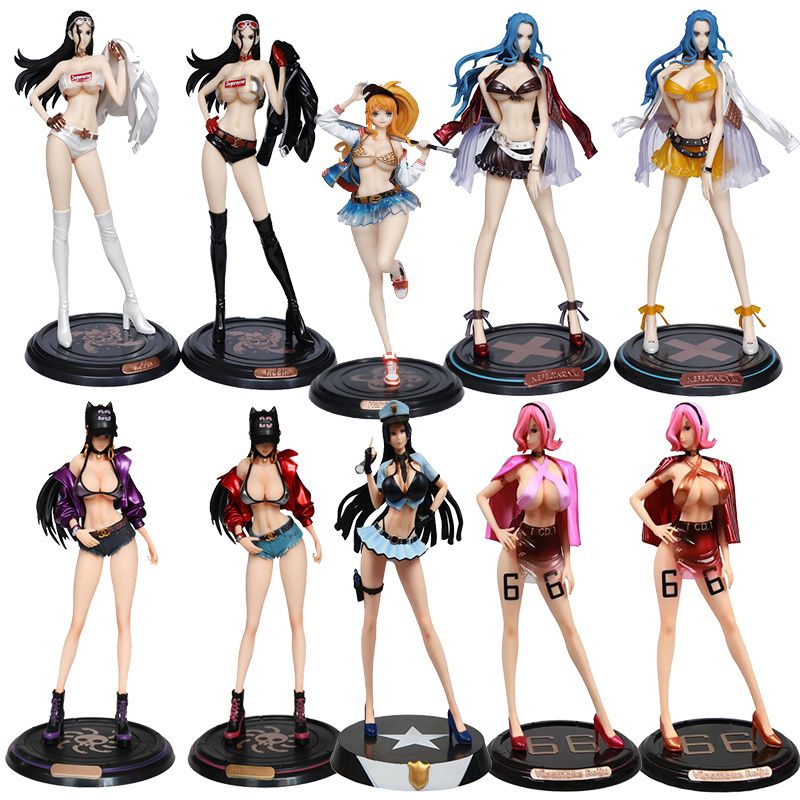 2021 One Piece Figure Anime Boa Hancock Robin Nami Reiju Gk Fashion 