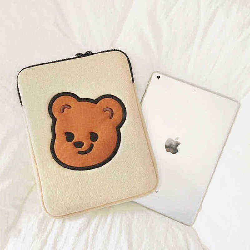 13.3''  Korea Anime bear for iPad air pro Notebook Laptop protection case 