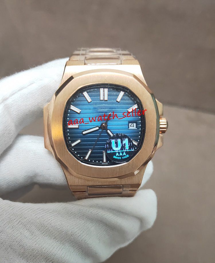 Rose Gold+Blue Dial