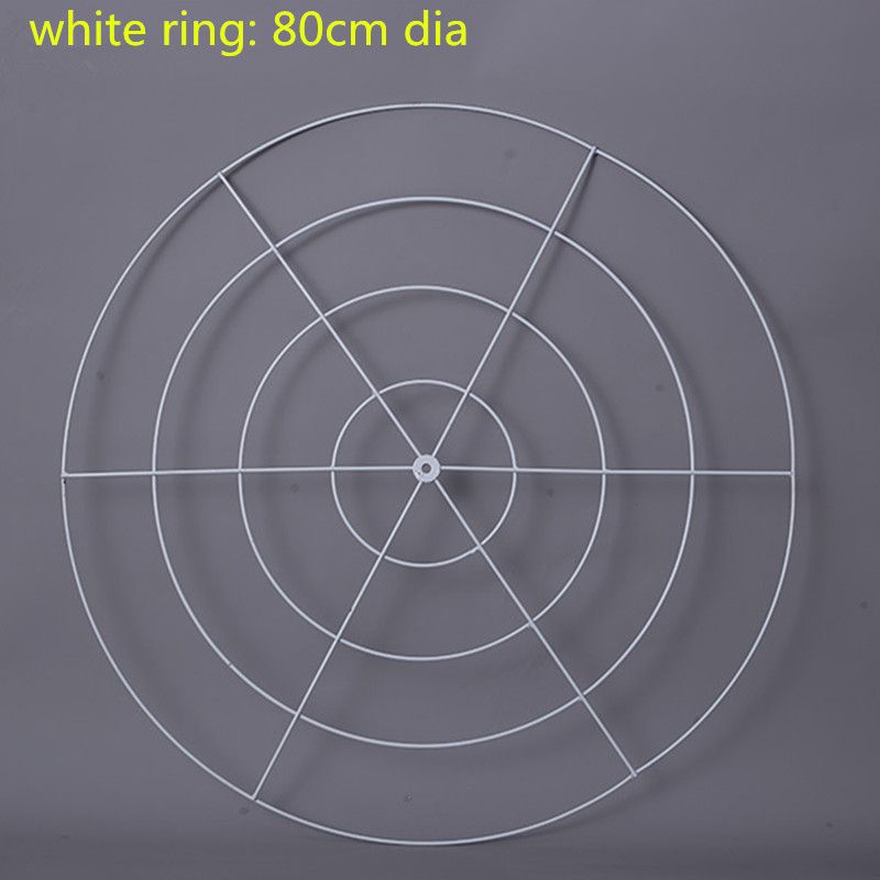 Weißer Ring 80 cm.