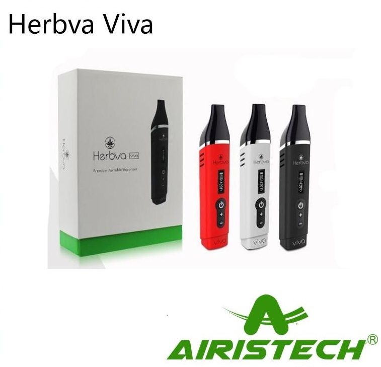 Authentic Airisvape Herbva Viva Vaporizer 2200mah Dry Herb Vaporizer Airis Kit Temperature