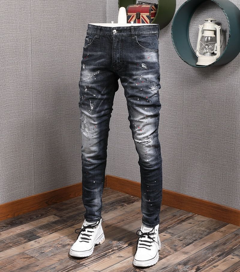 Wholesale Best Quality Gender Blue Damage Jeans Men Popular Denim Pants Pencil Leg Hot Sale Cowboy Trousers Nice Quality Slim Fit And Mens Jeans Dhgate Com