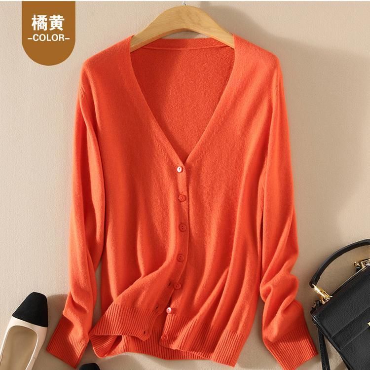 V-neck Orange