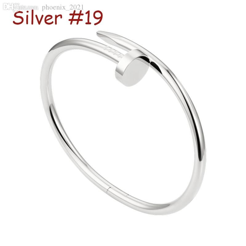 Silver #19 (Nail Bracelet)