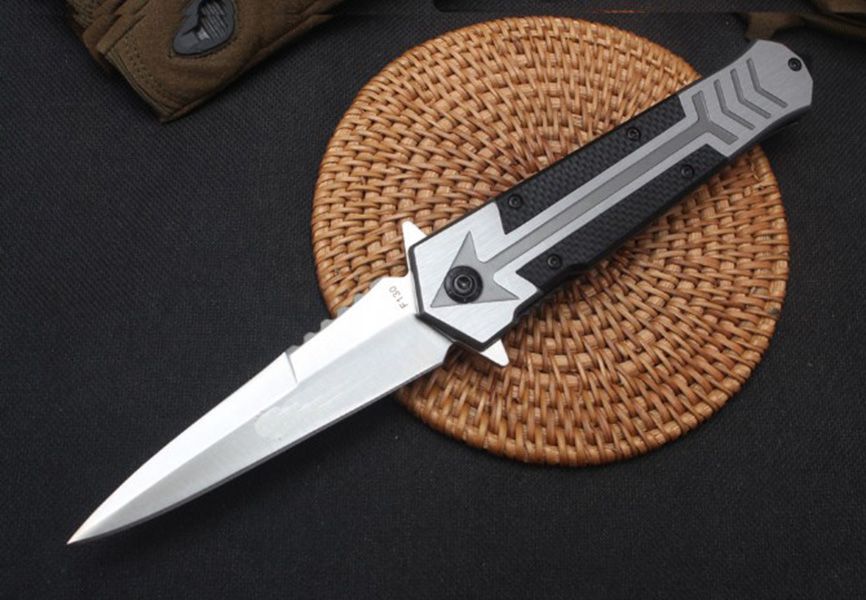 Browing F130 Tactical Folding Knife G10 Steel Handle And Flips EDC
