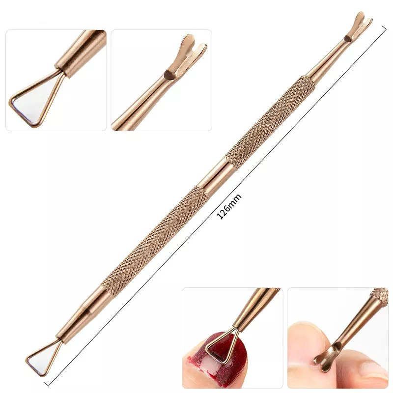 Triangle Nail Pusher + Cuticle Fork