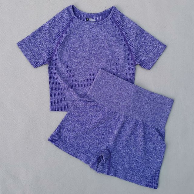 Purple 2 PCS Set