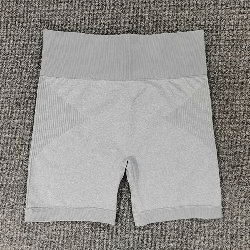 Pantalones cortos grises sólidos