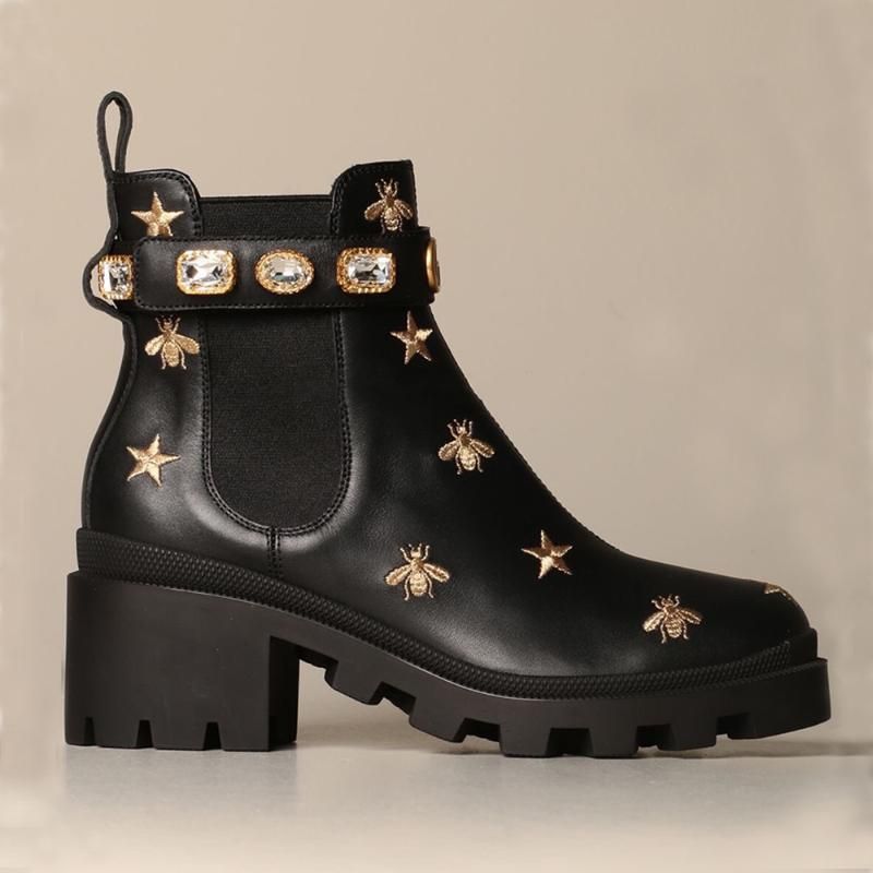women's boots with rhinestones