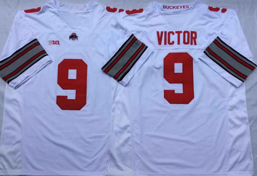 9 Binjimen Victor White Jersey