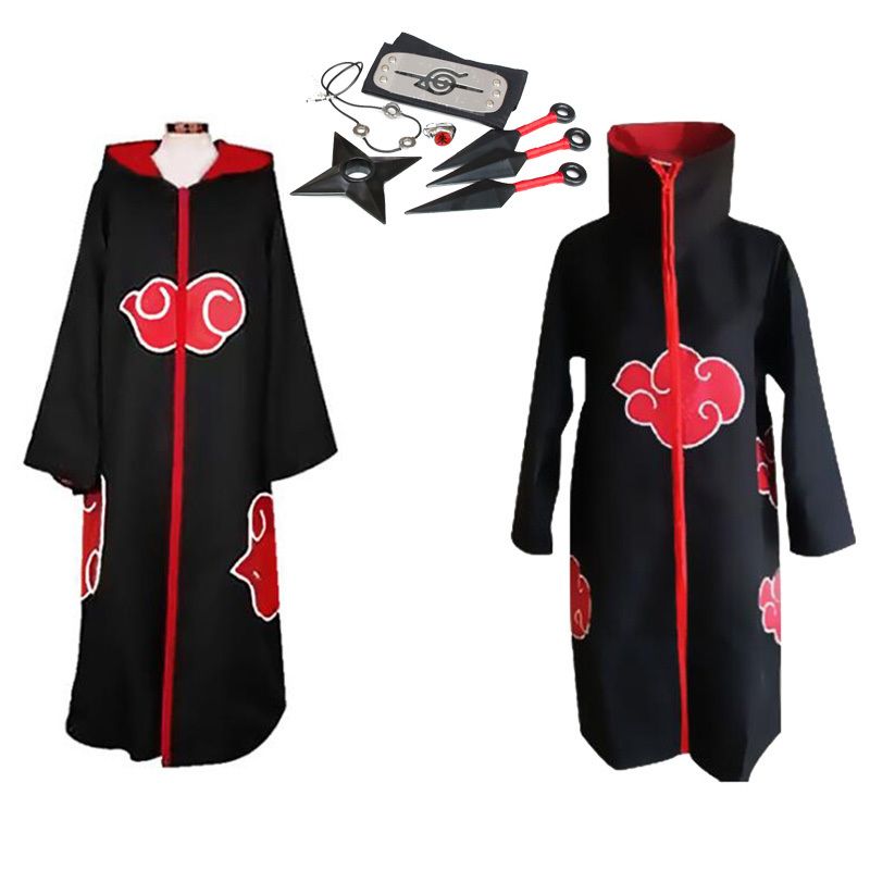 Capa Cosplay Akatsuki - Naruto - Disfraces y Máscaras | Paris.cl