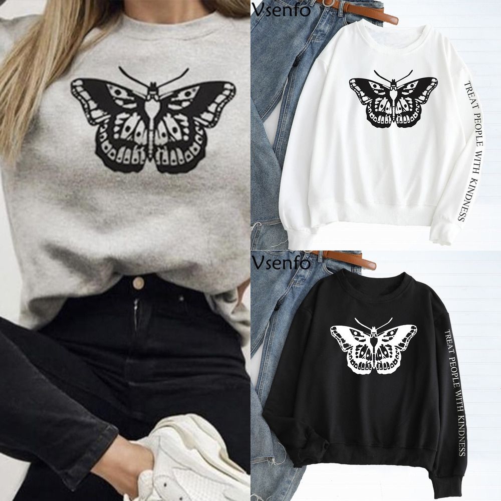 Compra Tratar A Las Personas De La Mariposa Sudaderas TPWK Harry Styles  Merch De Manga Larga Con Capucha De Las Mujeres Con La Camiseta De Kidness  Streetwear Barato | Entrega Rápida Y