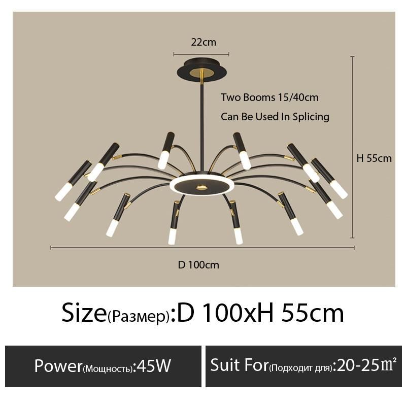 12heads Dia 100cm Warm Light no remote