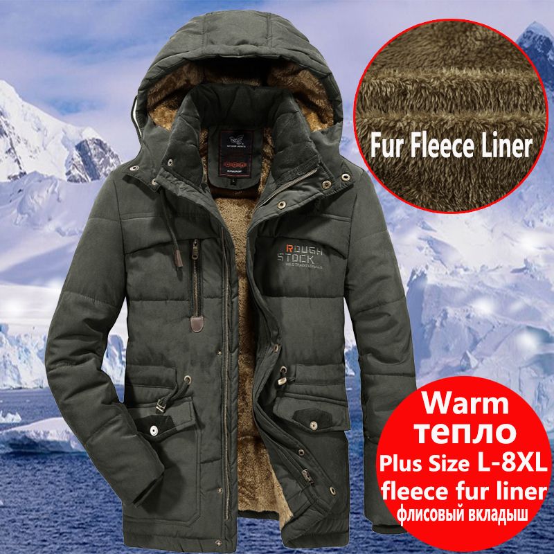 Hommes Doublure en fourrure en daim synthétique Veste en Cuir Hiver Fleece Épaissir Parka pilote manteaux Hommes Doublure en fourrure en daim synthétique Veste en Cuir Hiver Fleece Épaissir Parka pilote manteaux