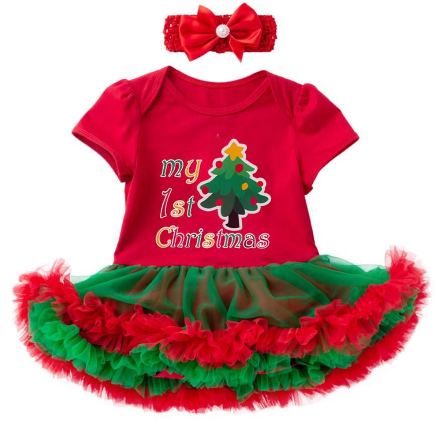 2021 Christmas Baby Girl Clothes Newborn Baby Outfits My First