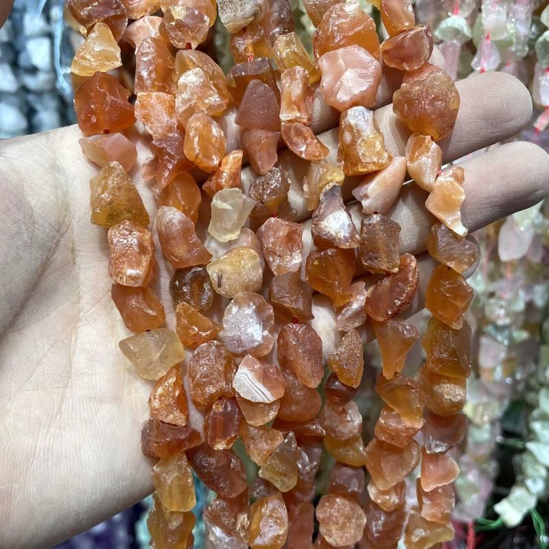 Red agate 7-11MM 20Pcs