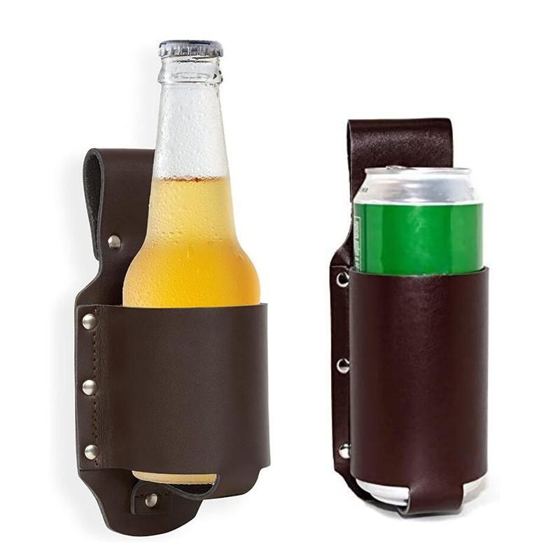 Storage Bottles & Jars Online Sale Beer Belt Waist Bottle Holder Outdoor Portable Barbecue Bag