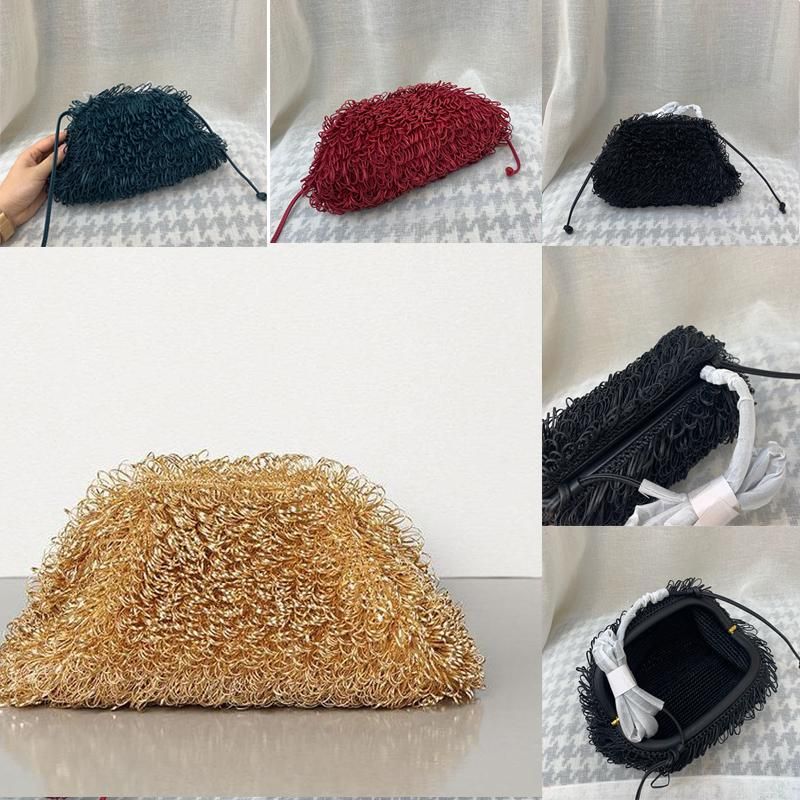 Designer The Sponge Leather Envelope Bag Shoulder Bags Women Designer