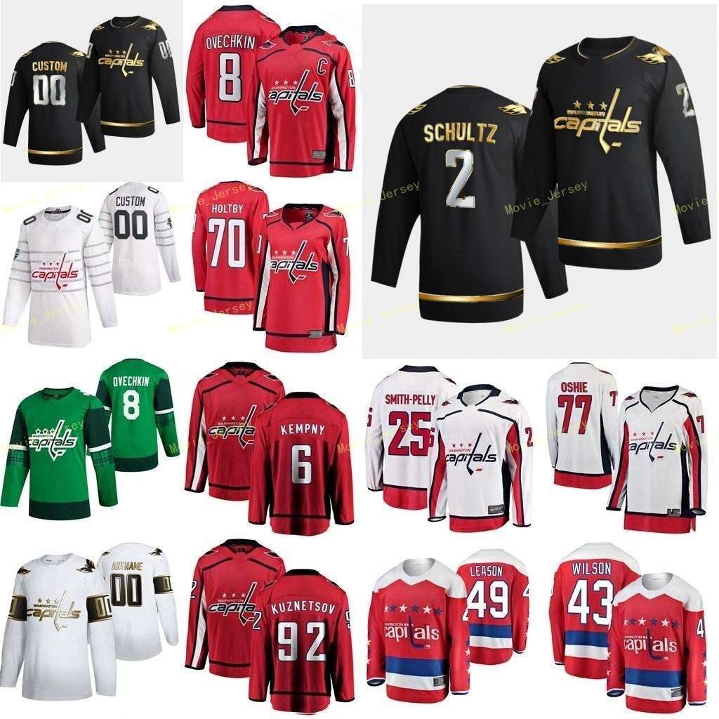 2021 Reverse Retro Washington Capitals Jersey Fehervary Martin Fucale