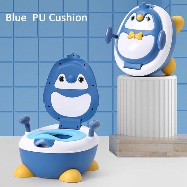 Pu Cushion Blue