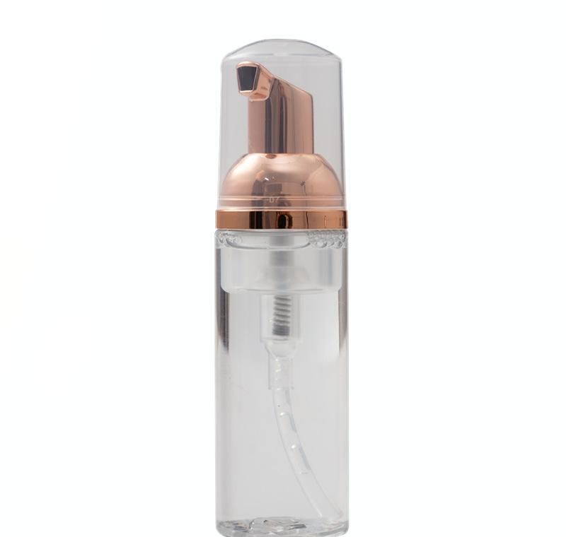 30ml corpo trasparente rosa testa oro