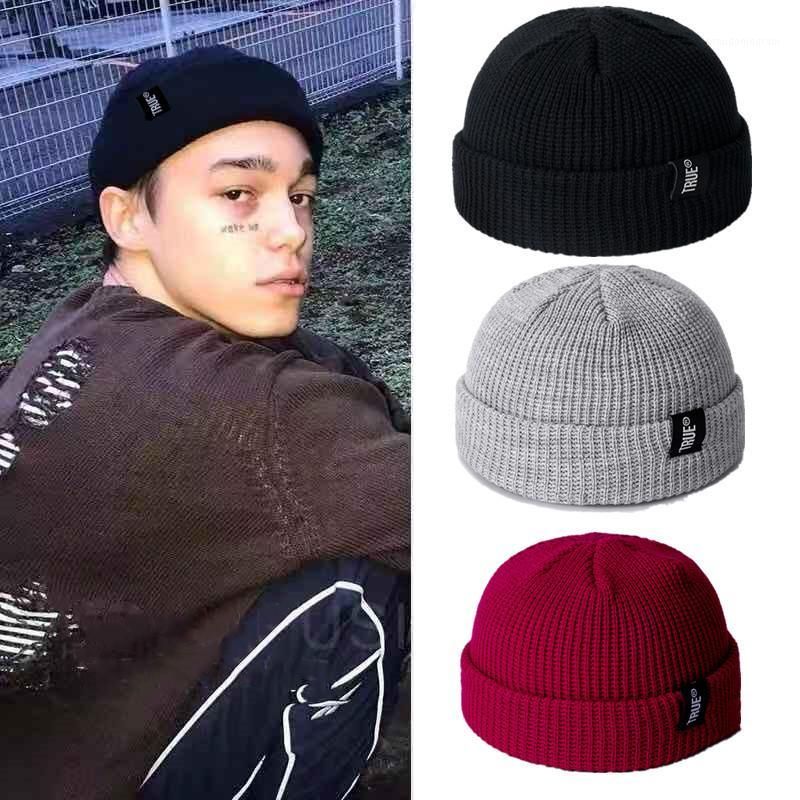 Acquistare Berretto / Cranio Cappelli Invernali Cappelli Uomo Moda Unisex  Cuffed Cumblato Cappello A Maglia Corto Melone Melone Rotondo Beanies  Autunno Colore Solido Colore Casual Beanie Hat1 Economico | Consegna Veloce  E