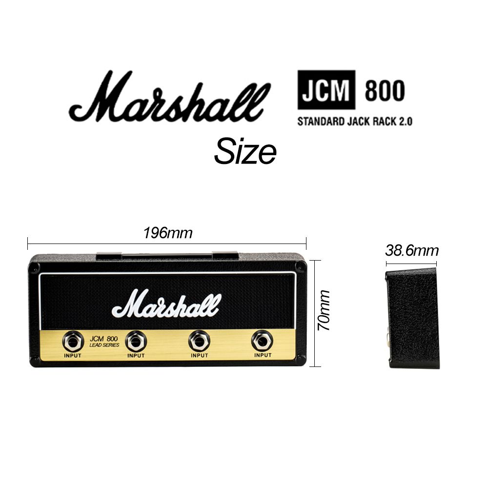 Keychain Holder Key Storage Marshall Rack Electric Guitar Vintage Amplifier Gift