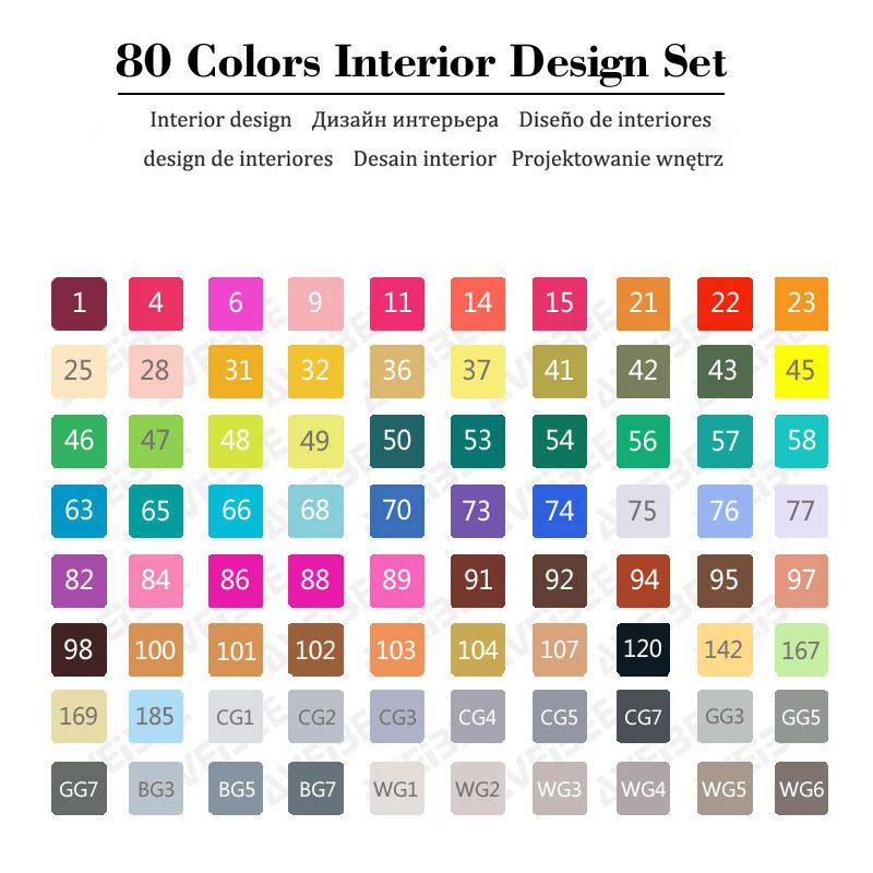 80 interieur set